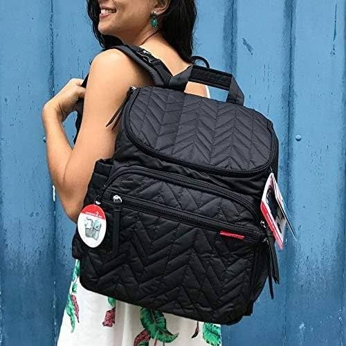 Bolsa Maternidade Skip Hop c/ Bolsa de fraldas estojo para lenços umedecidos bolso para ch...