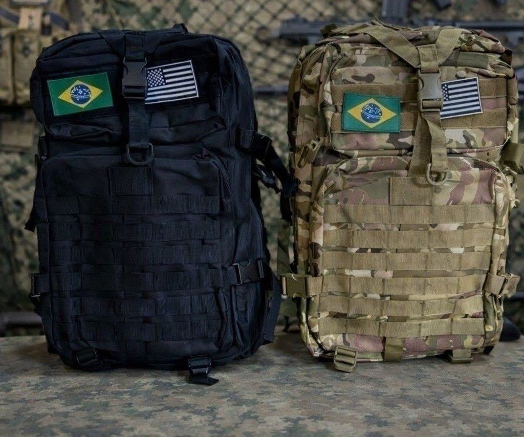 Mochila Trilha Tática 50l Impermeável