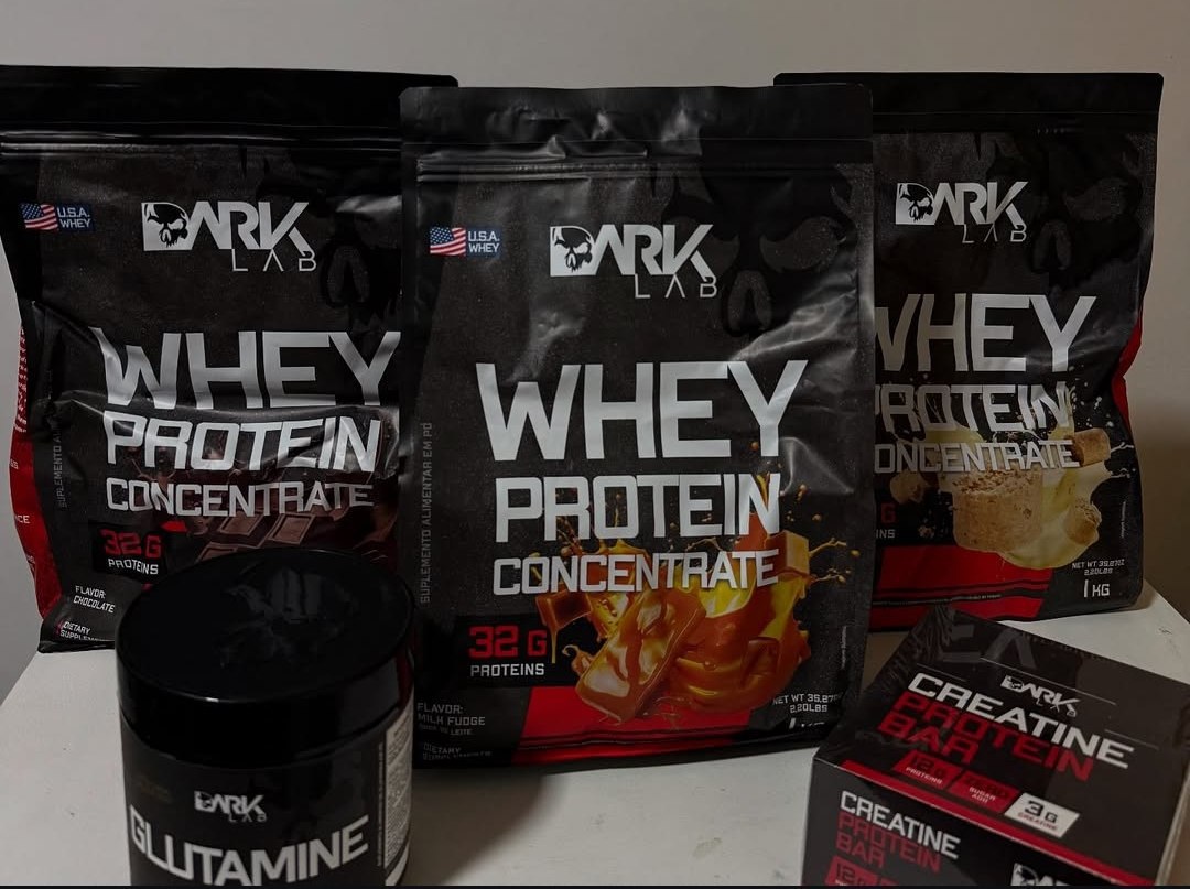Whey Protein Concentrado 1kg Dark Lab Sabor Doce De Leite