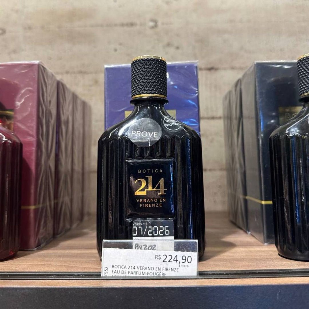 Botica 214 Verano En Firenze Eau De Parfum Fougère Aromático Volume Da Unidade 90 Ml