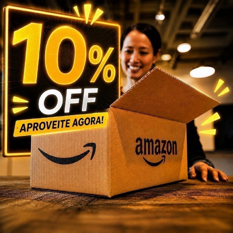 Cupom 10% Off acima R$ 350, Limitado a R$ 50, válido em vários produtos