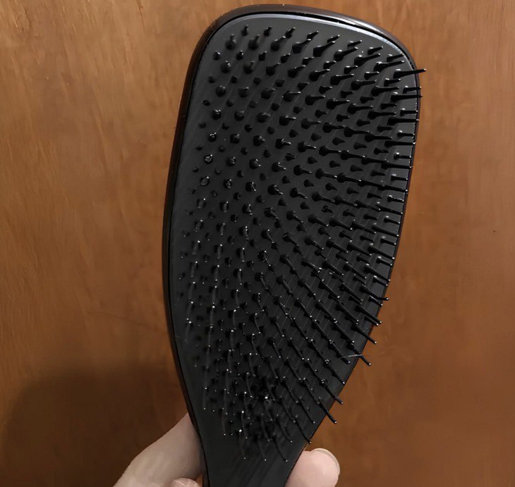 Tangle Teezer - Escova de cabelo desembaraçadora The Wet Detangler Black para todos os tip...