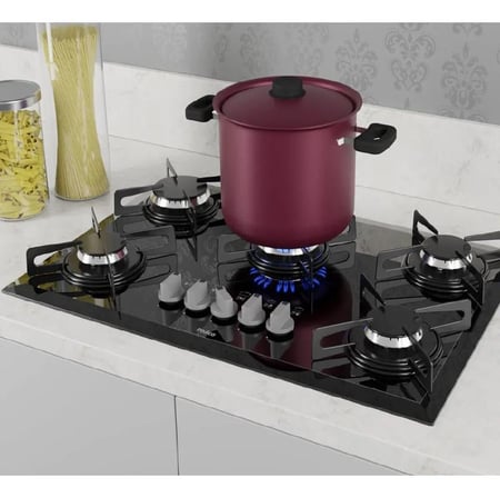 Cooktop Philco Cook Chef 5 Cor Preto