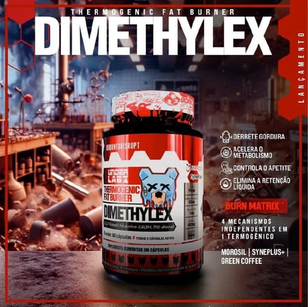 Dimethylex 60 Cápsulas Under Labz - Termogênico