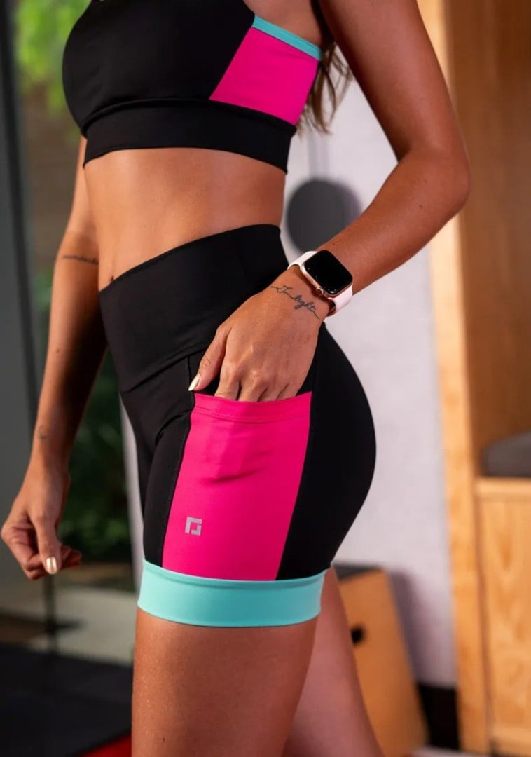 Shorts Para Corrida De Compressão Feminino