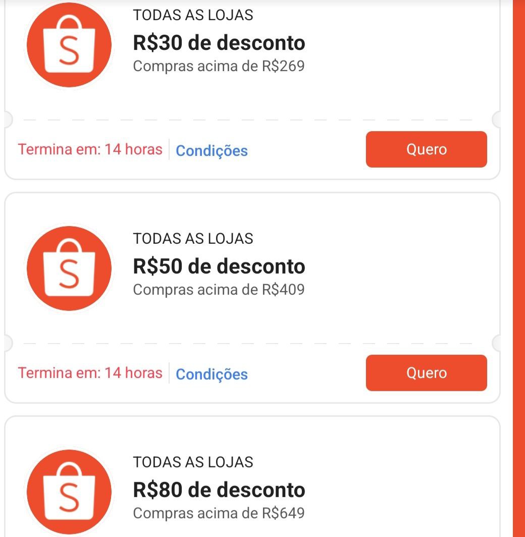 Cupons Liberados Shopee 3.3