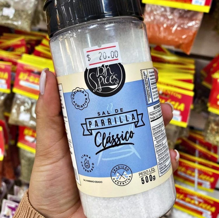 BrSpices - Sal De Parrilla Clássico BR Spices Pote 500G