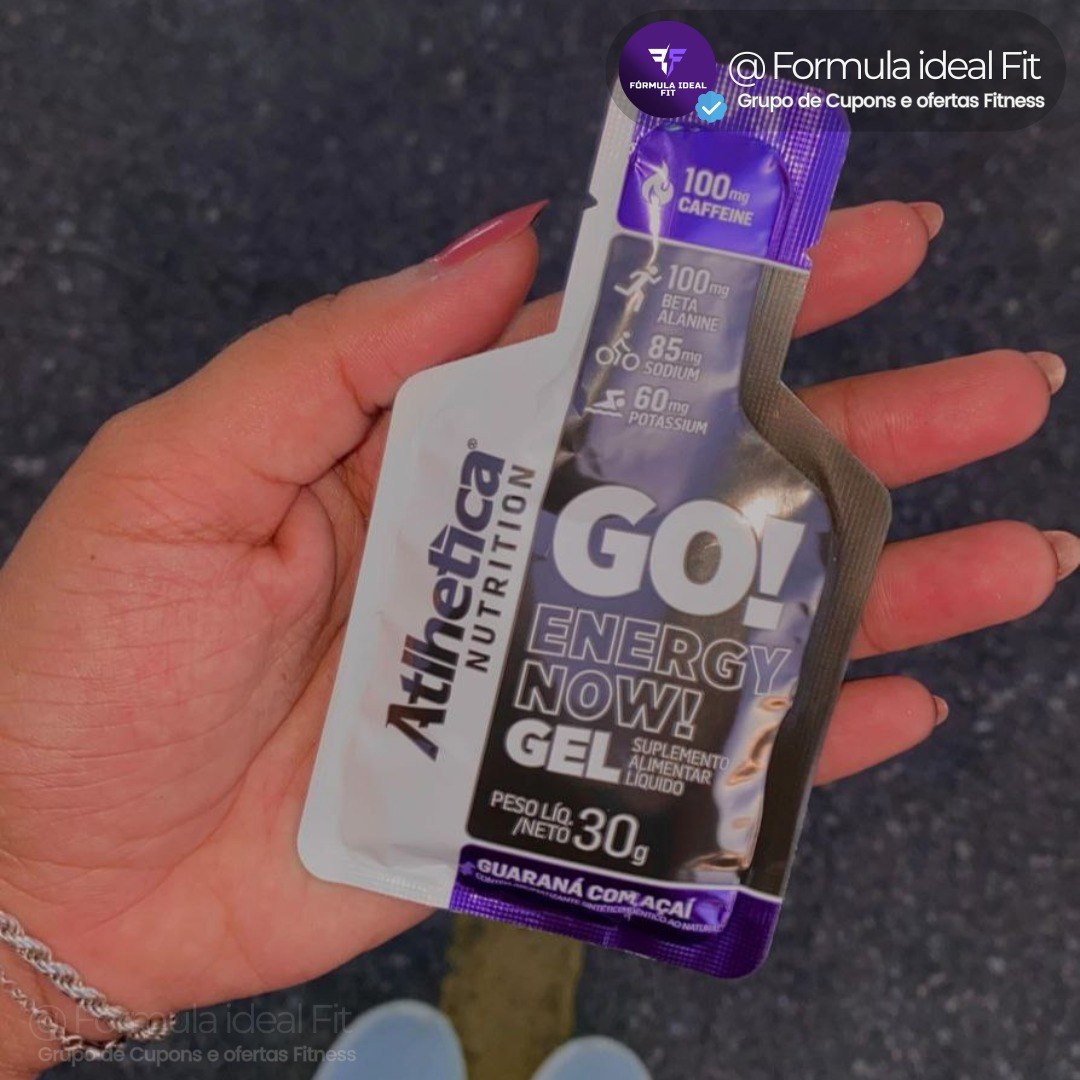 Go! Energy Gel Recovery Morango Display Com 10 Saches De 30g Morango
