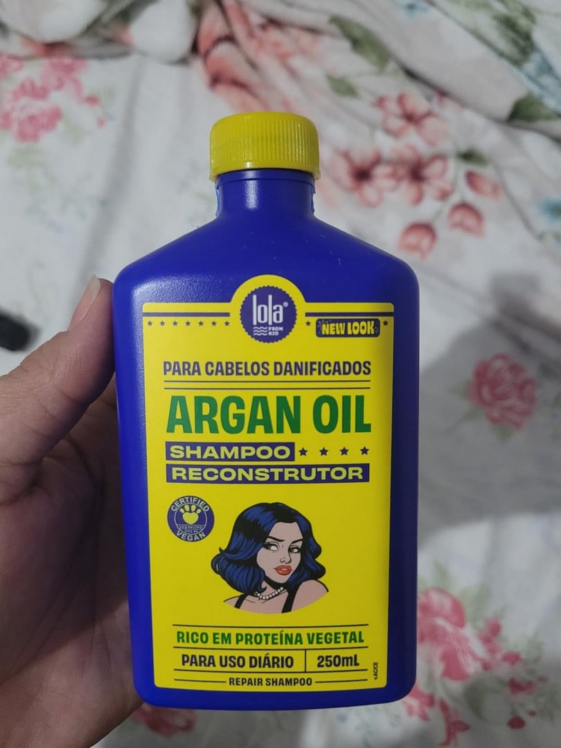 Lola From Rio – Óleo de Argan – Xampu, repara todos os tipos de cabelos danificados