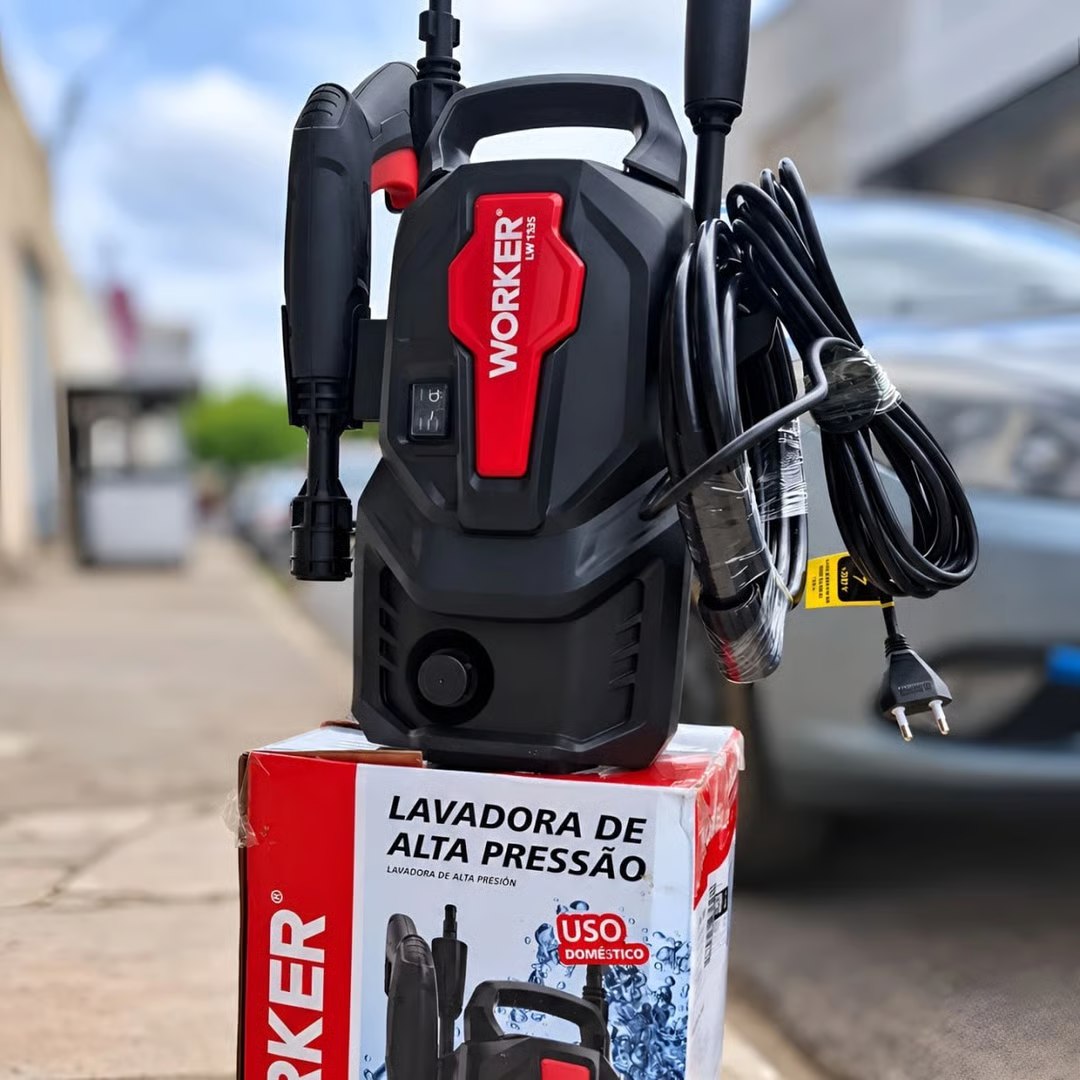 🤓Lavadora De Alta Pressão Potente 1305lbs Kit Shampoo Worker