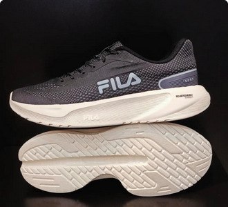 Tênis Masculino Spry Fila Preto/grafite/cinza Lisa 41 Br