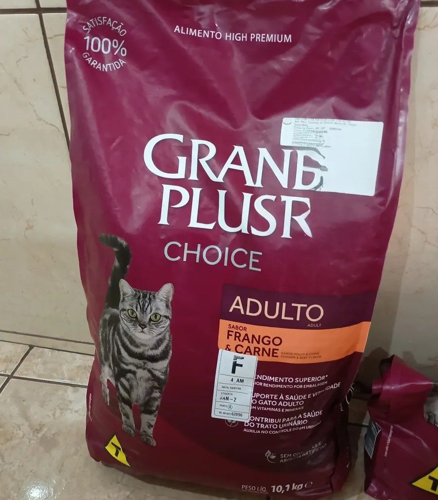Ração Gran Plus Choice Gatos Adulto Frango E Carne 10,1kg,