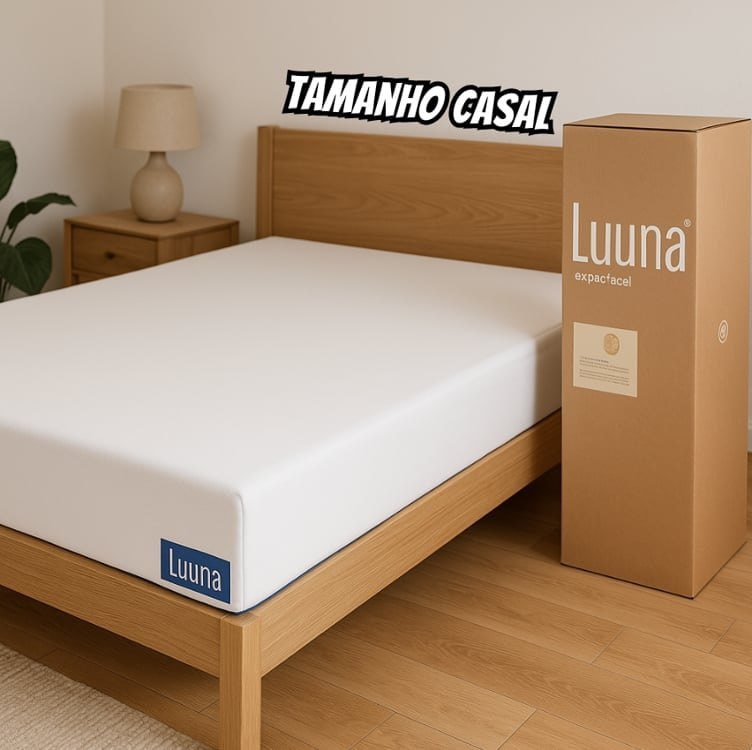Colchão Casal Luuna Essential 1 Espuma Ergo D28 Ortopédico Firme