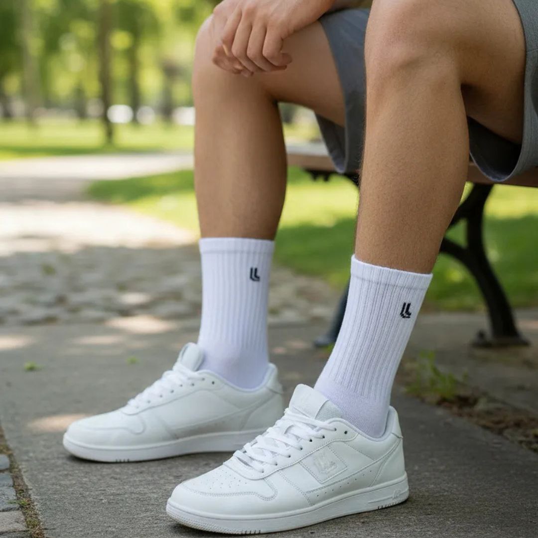 Kit Com 10 Pares de Meias Cano Longo Lupo