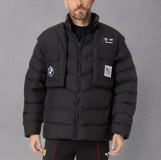 Jaqueta Puma BMW M Motorsport Garage Crew Masculina - Tam. P