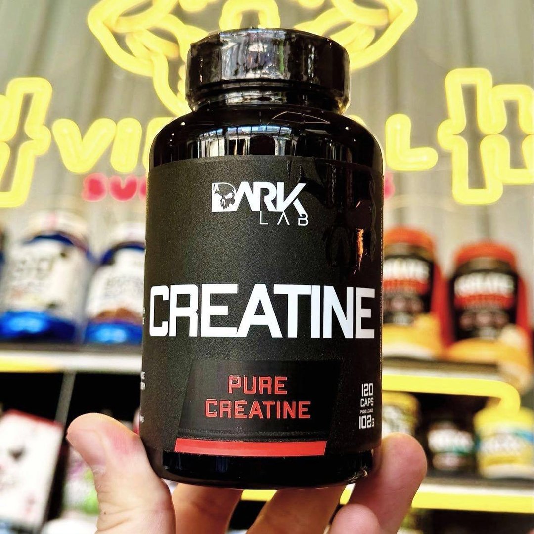 Creatina Monohidratada Pura 120 Cápsulas Dark Lab Sem