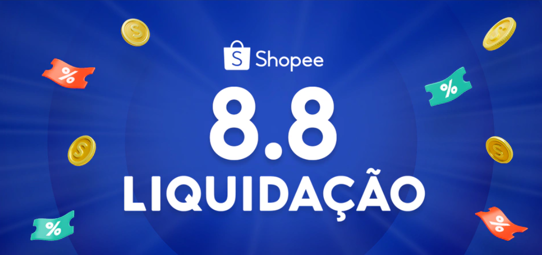 Economize no 8.8 Liquidação Shopee!