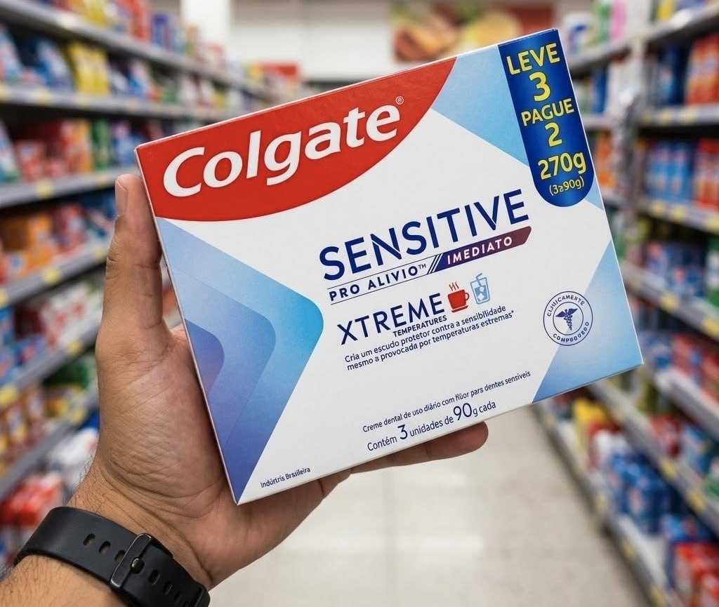 Colgate Sensitive Pro Alívio Imediato Xtreme Creme Dental, 3x90g