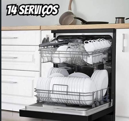 Lava Louças 14 Serviços Midea Cor Branca