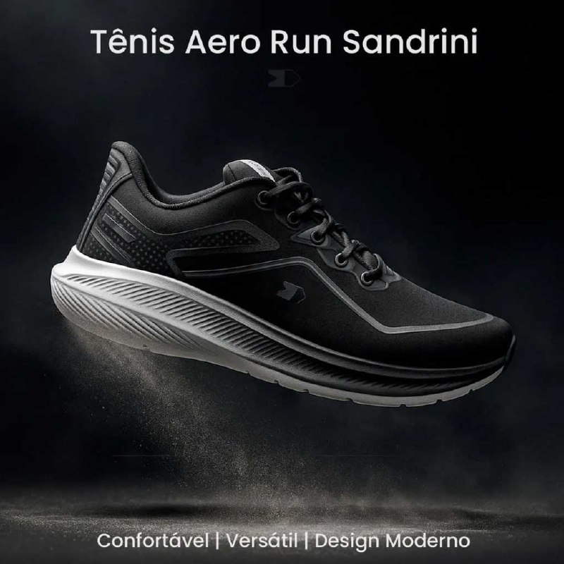 Tênis Sandrini Masculino Aero Run Academia Caminhada Treino