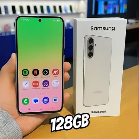 Smartphone Samsung Galaxy A56 128GB 5G 8GB RAM Verde 6,7" Câm. Tripla + Selfie 12MP