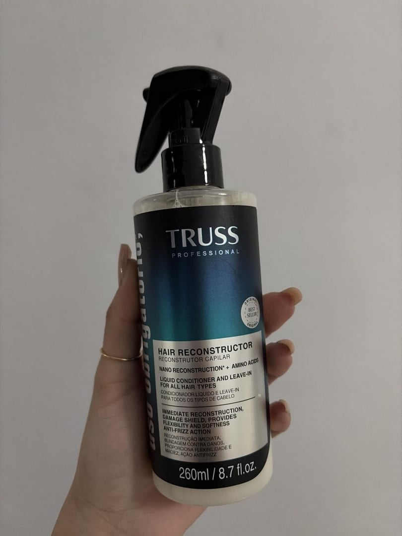 Truss Reconstrutor Capilar Uso Obrigatório Spray | Hidratação e Reconstrução Imediata | 260ml