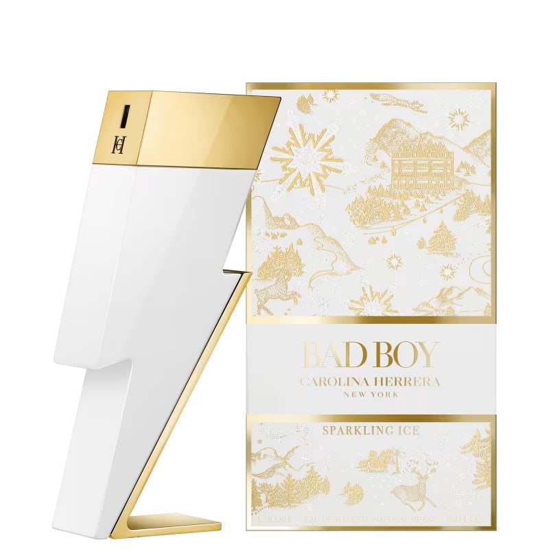 Bad Boy Sparkling Ice Carolina Herrera Eau de Toilette - Perfume Masculino 100ml