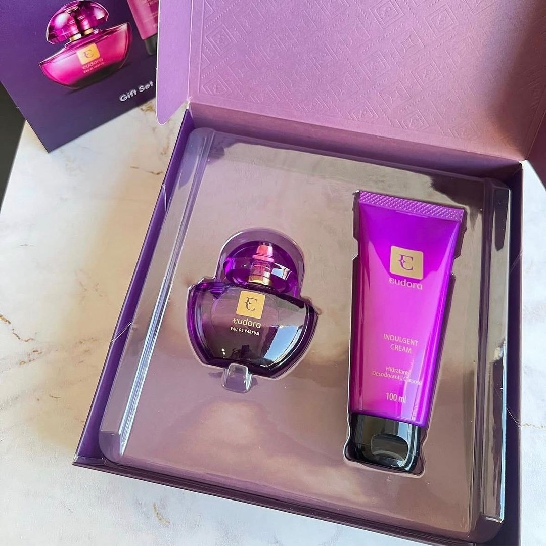 Eudora Roxo Miniatura Kit Presente Dia Dos Namorados (2 Itens)