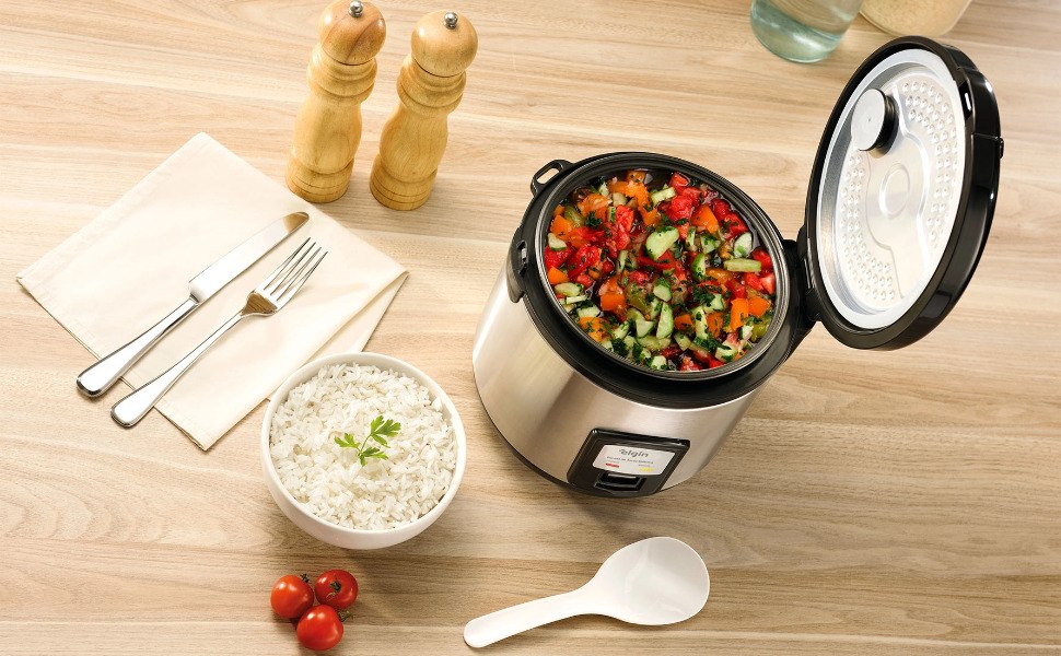 Panela de Arroz Elétrica Elgin Capacidade 5 Xícaras 1 Litro 400W 220V