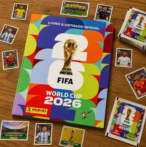 Álbum de Figurinhas Brochura Copa do Mundo FIFA 2026 EUA Panini