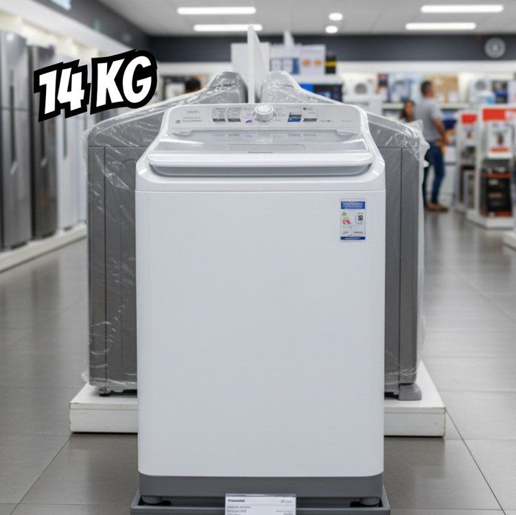 Panasonic Máquina de Lavar 14kg Branca 220v NA-F140B1W