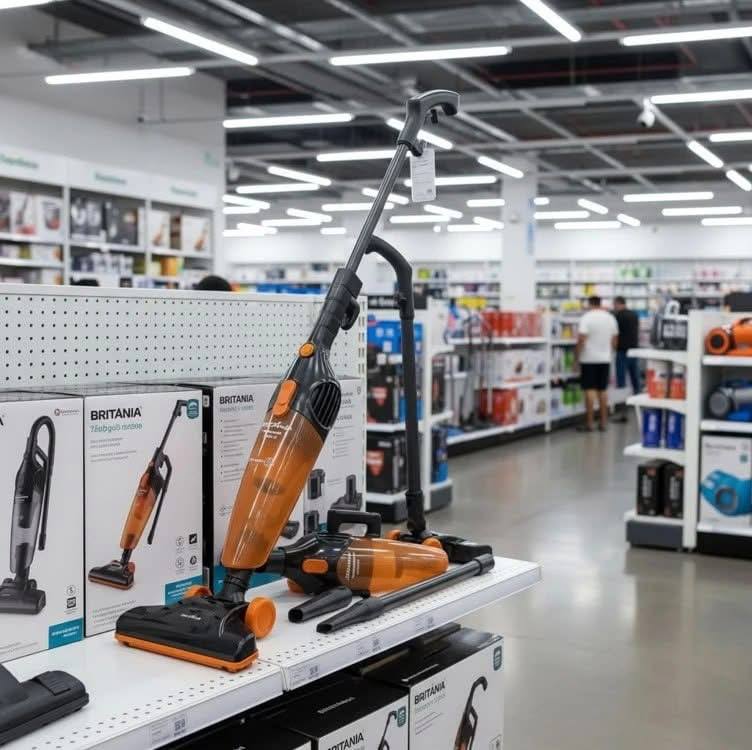 Aspirador De Po Bas1010p Preto E Laranja