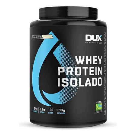 Whey Protein Dux Isolado 900g Pote - Chocolate Branco