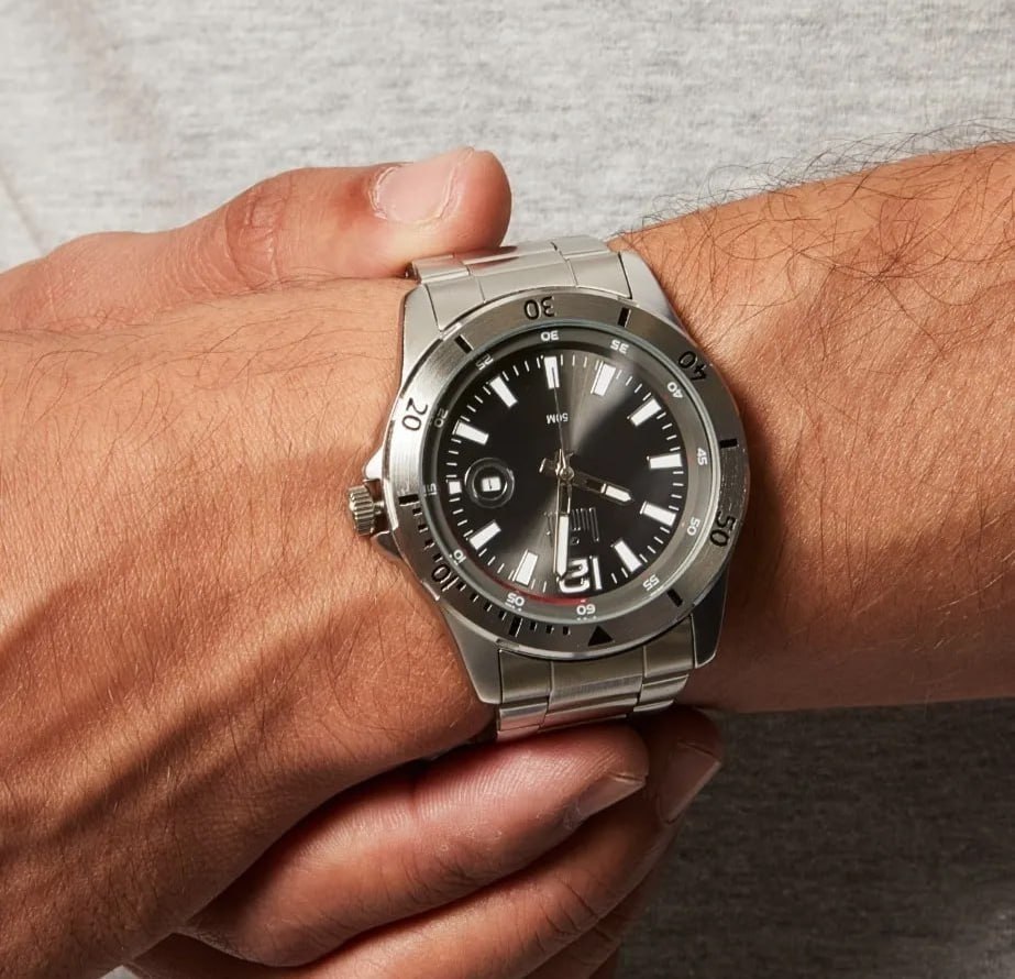 Relógio Masculino Analógico Du2115aaq/4c Com Data Berlim Prata Dumont Cinza