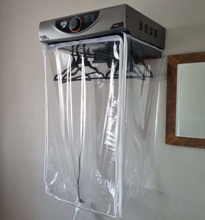 Secadora de Roupas de Parede Fischer Super Ciclo 8kg Prata - 220v