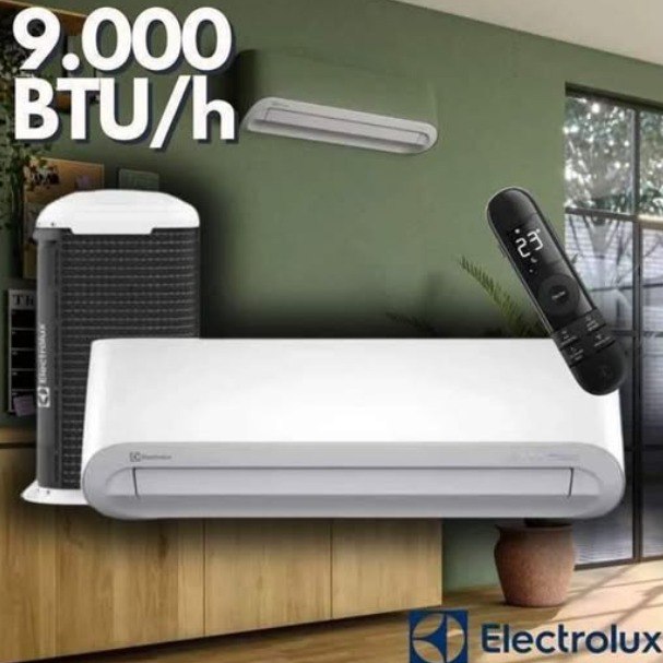 Ar Condicionado Split Hi Wall Electrolux Color Adapt 9000 BTU/h Frio 3109IFBA206  220 Volt...