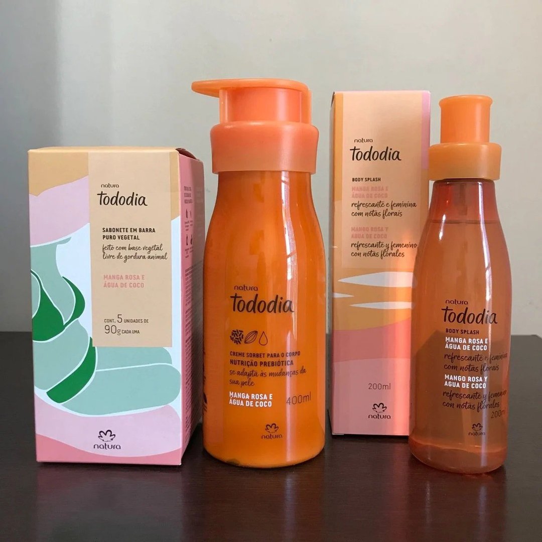 Kit Tododia Manga Rosa e Água de Coco