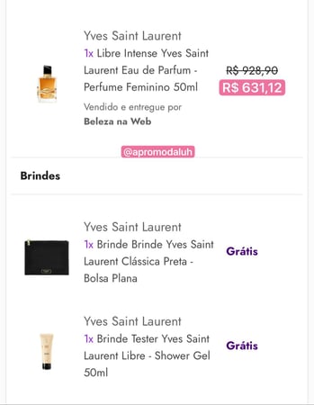 Libre Intense Yves Saint Laurent Eau de Parfum - Perfume Feminino 50ml