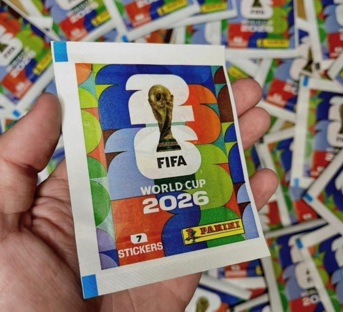 Kit 350 Figurinhas Do Álbum Copa Do Mundo 2026- 50 Envelopes