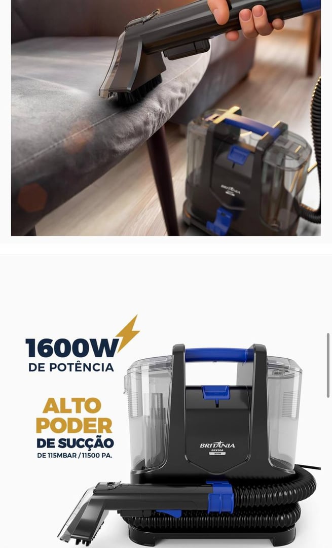 Extratora Portátil Britânia 1,9L 1600W BEX20A 1600W