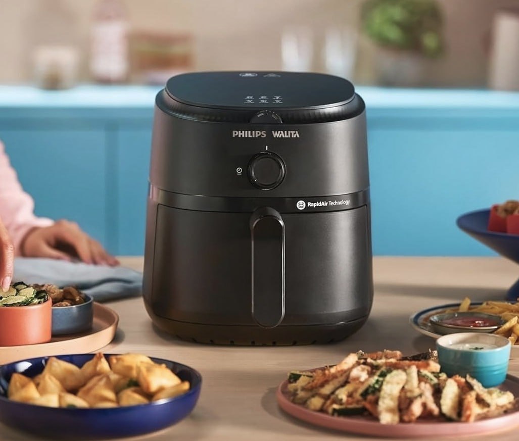 Philips Walita Fritadeira Airfryer Série 1000 XL 6,2L, Preta, 110V
