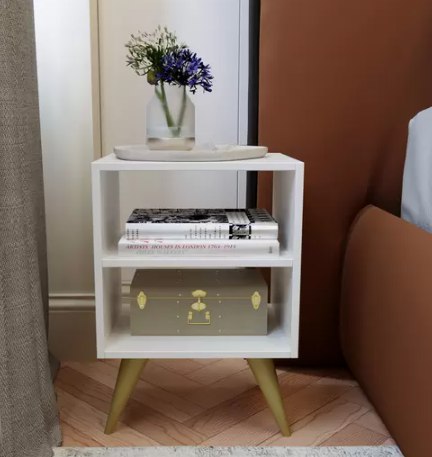 🤓Mesa De Cabeceira Nicho Quarto Casal Decoração Palma