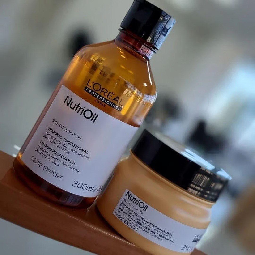 🤓Kit L'Oréal Professionnel NutriOil Treatment (2 Produtos)