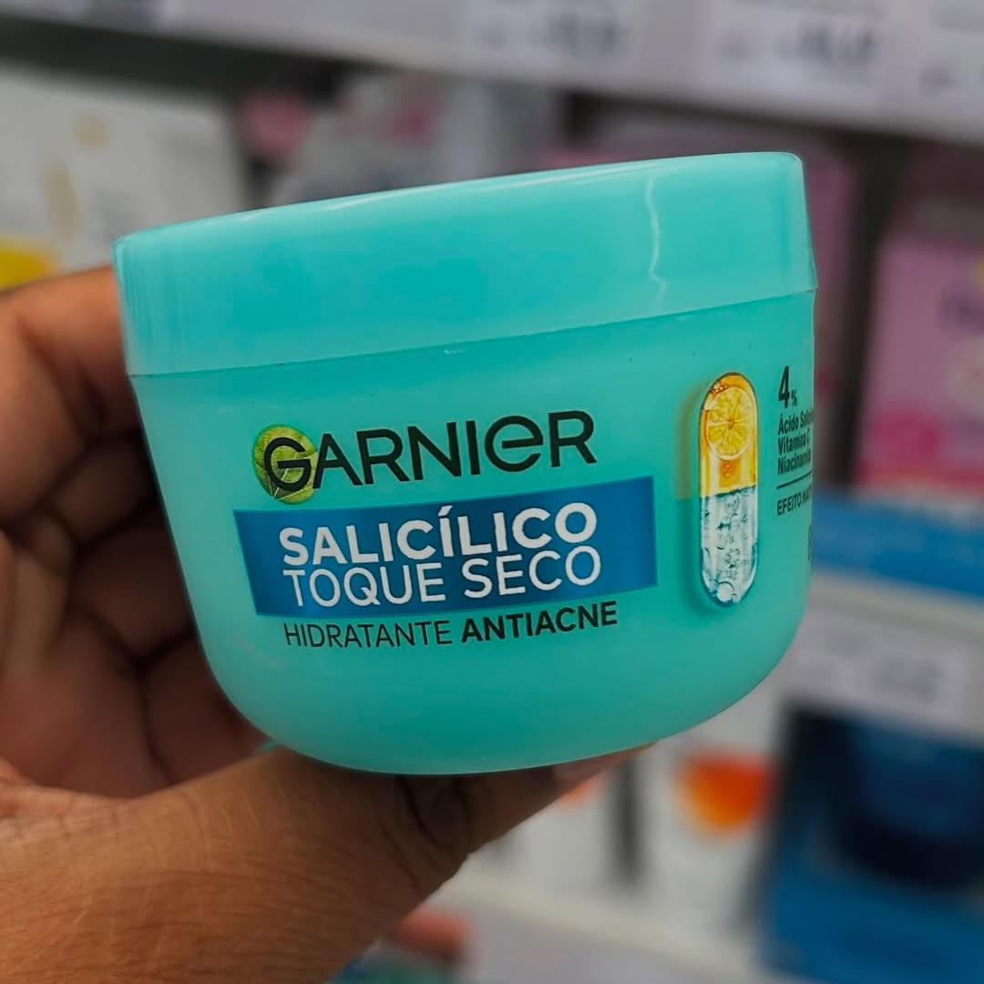 Garnier Hidratante Facial Antiacne Toque Seco com Ácido Salicílico, 85g