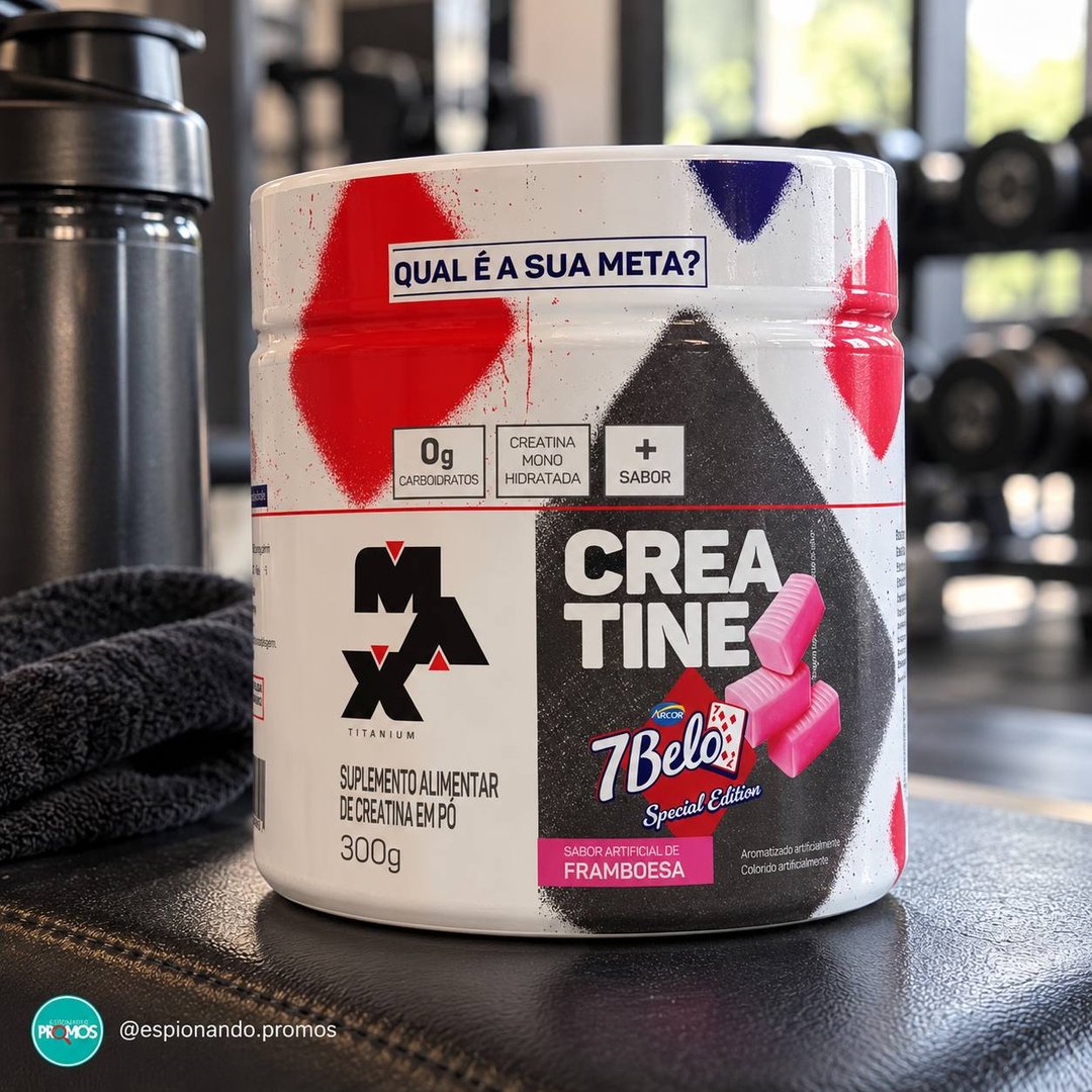 Creatina Max Titanium 7 Belo em pó x 300g