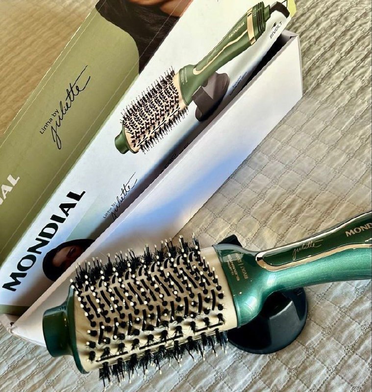 Escova Secadora By Juliette, Mondial, 1300w - Es-ju-02 Verde 127/220v