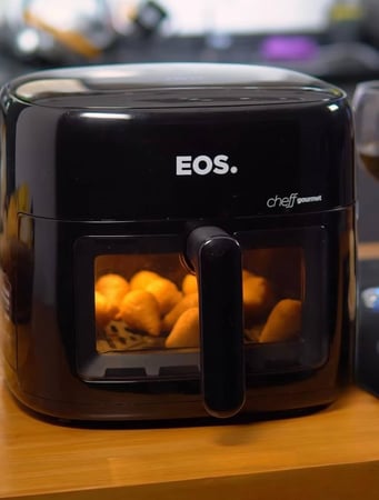 Fritadeira Sem Óleo Air Fryer Eos Chef Gourmet 6.2 Litros Compacta Digital Preto Eaf60p 11...