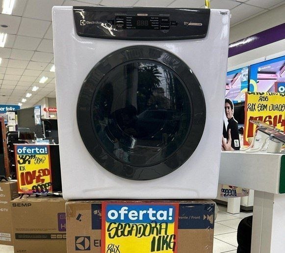 Secadora de Roupas "Piso e Parede" Electrolux 11kg Painel digital TimeControl "Seca Edredom" - 220v
