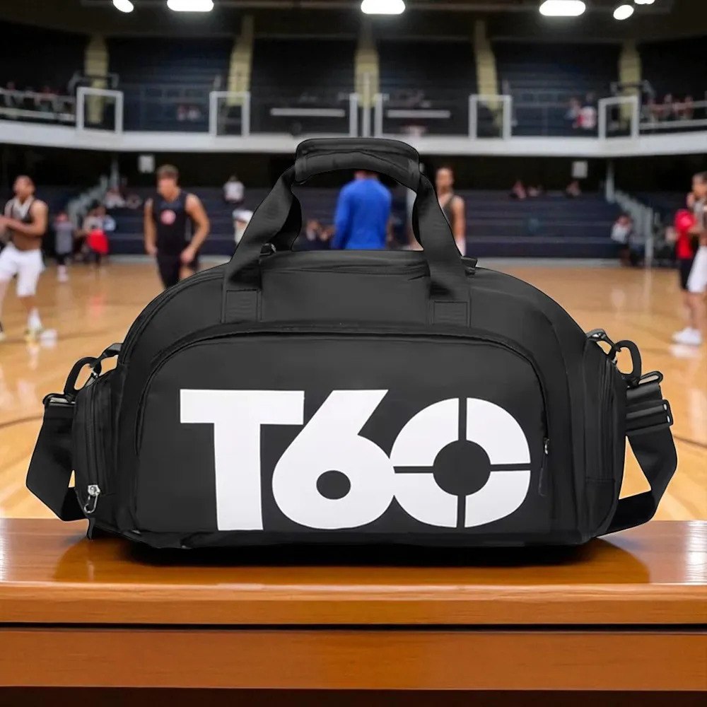 Bolsa T60 Academia Impermeável Compartimentos Fitness