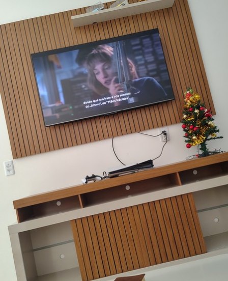 Rack para TV até 70” com Painel 1 Porta Caemmun Aego - 2 cores